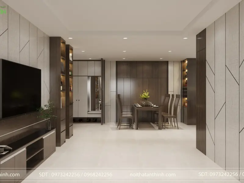Thiết kế nội thất căn hộ anh Phương – Mễ Trì, Hà Nội
