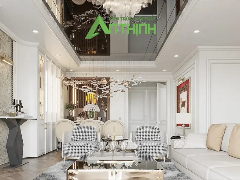 Thiết kế nội thất căn hộ HAN Jardin nhà anh Khởi – Ngoại Giao Đoàn: tân cổ điển trắng kem, phòng bé gái màu hồng