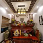 Ảnh thực tế – phòng thờ sau thi công, bài trí đồ thờ trang nghiêm